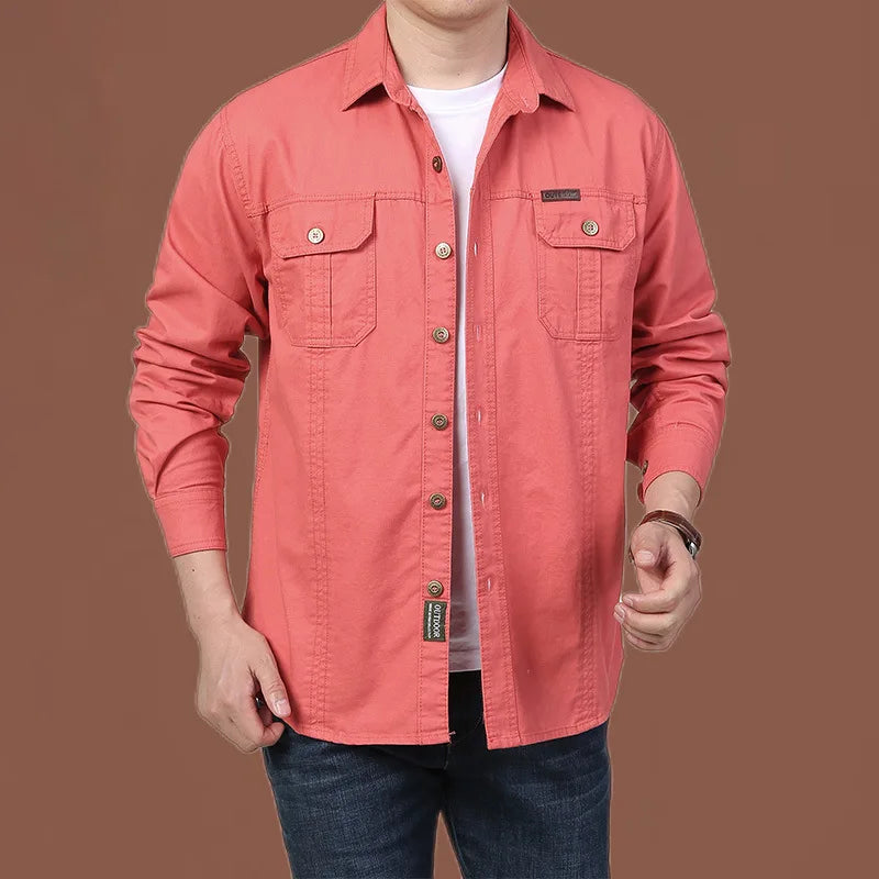 Cotton Outdoor Denim Shirt