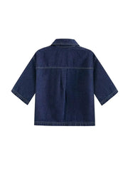 Asymmetric Denim Skirt Set