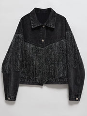 Vintage Tassel Denim Jacket