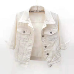 Casual Colorful Denim Jacket