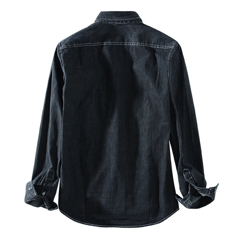 Slim Fit Casual Denim Shirt