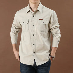 Cotton Outdoor Denim Shirt
