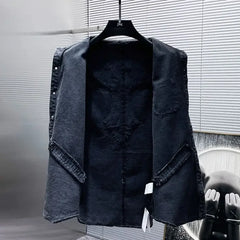 Multi-Pocket Denim Shirt
