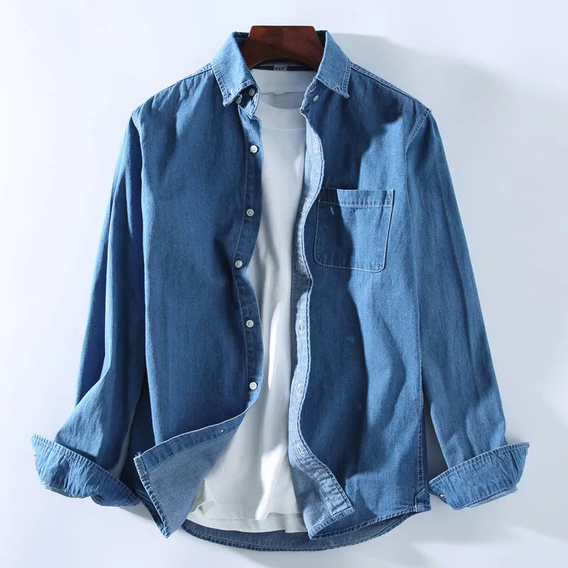 Slim Fit Casual Denim Shirt