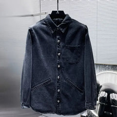 Multi-Pocket Denim Shirt