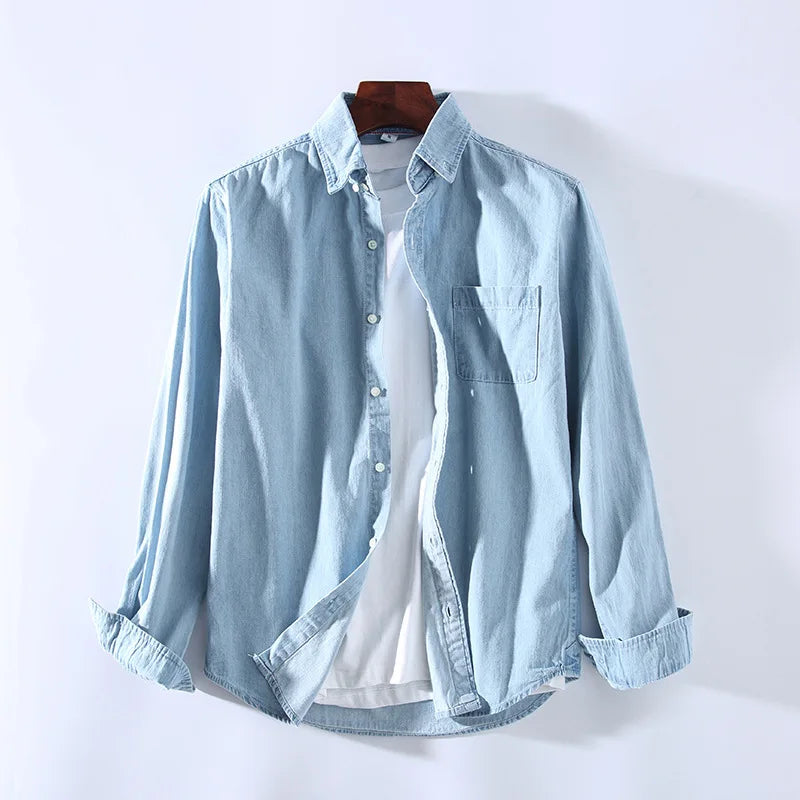 Slim Fit Casual Denim Shirt