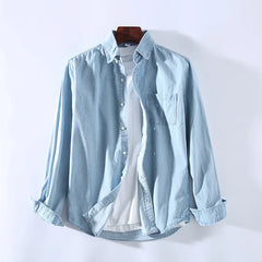 Slim Fit Casual Denim Shirt