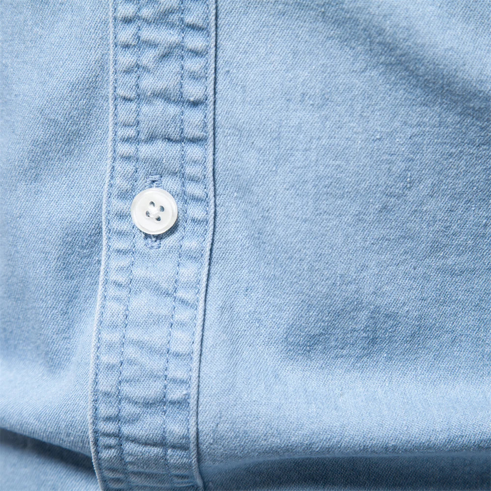 Slim Fit Denim Casual Shirt