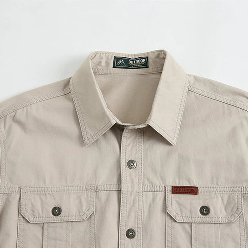 Cotton Outdoor Denim Shirt